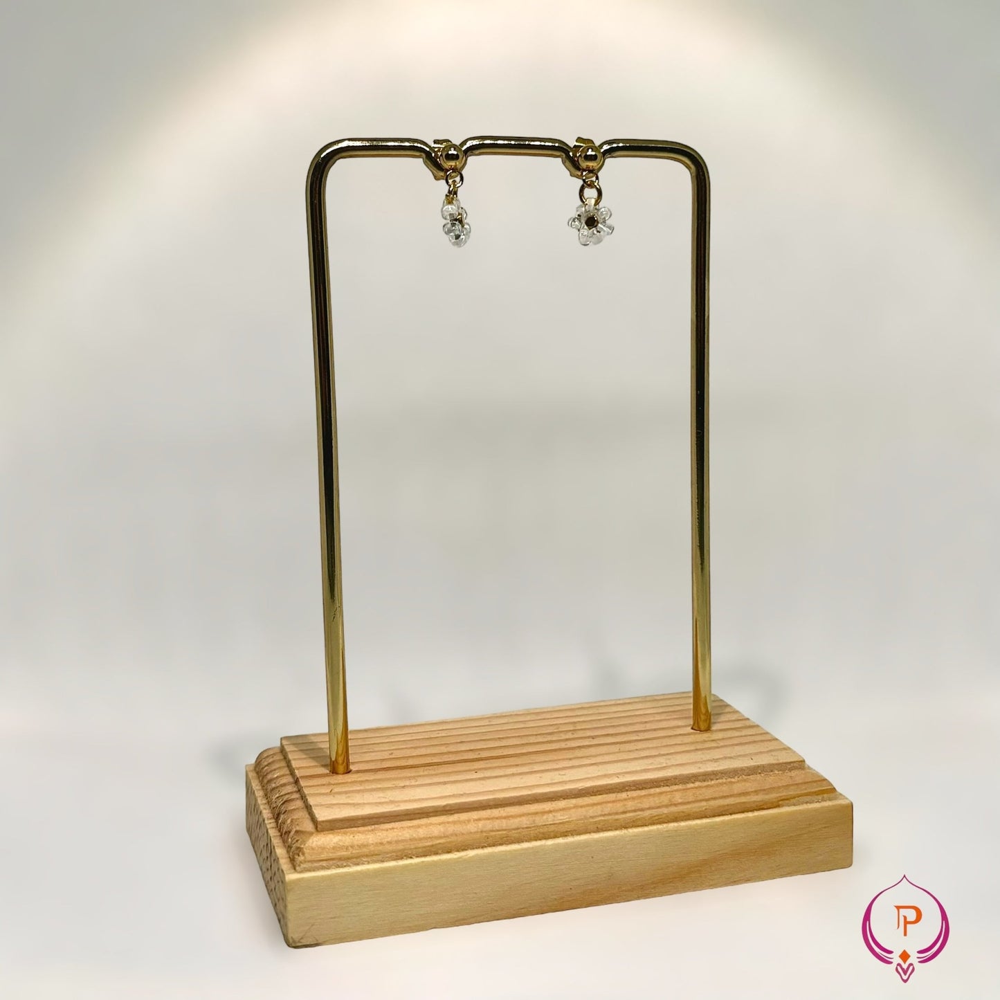 Boucles d’oreilles fleurs « AMSTERDAM » - Perle - i - Poupette