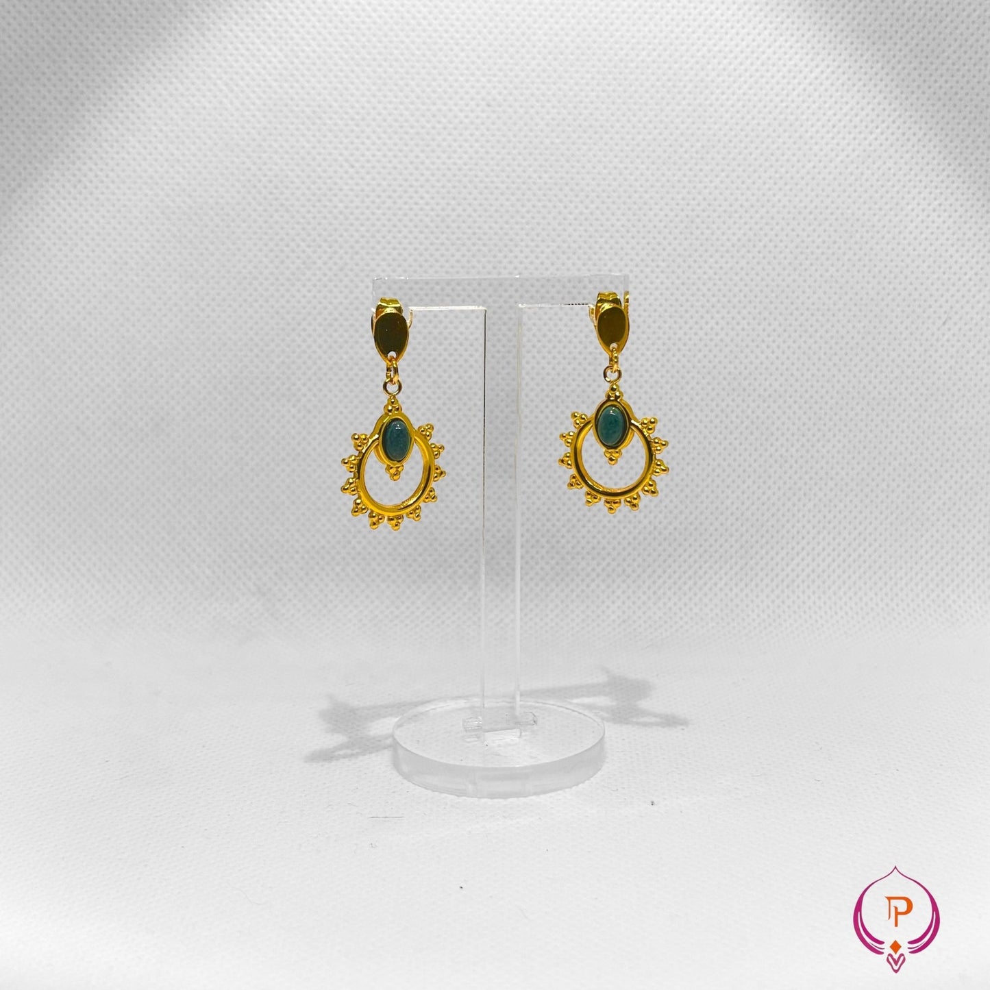 Boucles d’oreilles « INAYA » - Perle - i - Poupette