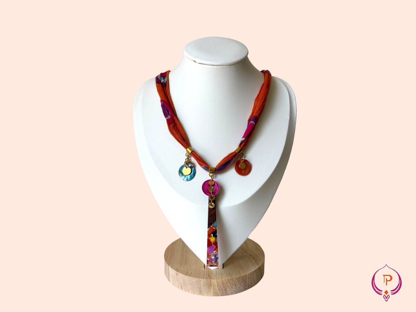 Collier tissu VIBRANCE