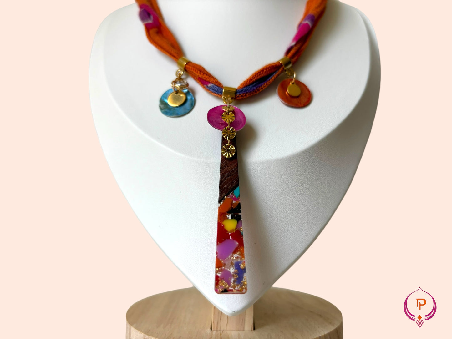 Collier tissu VIBRANCE