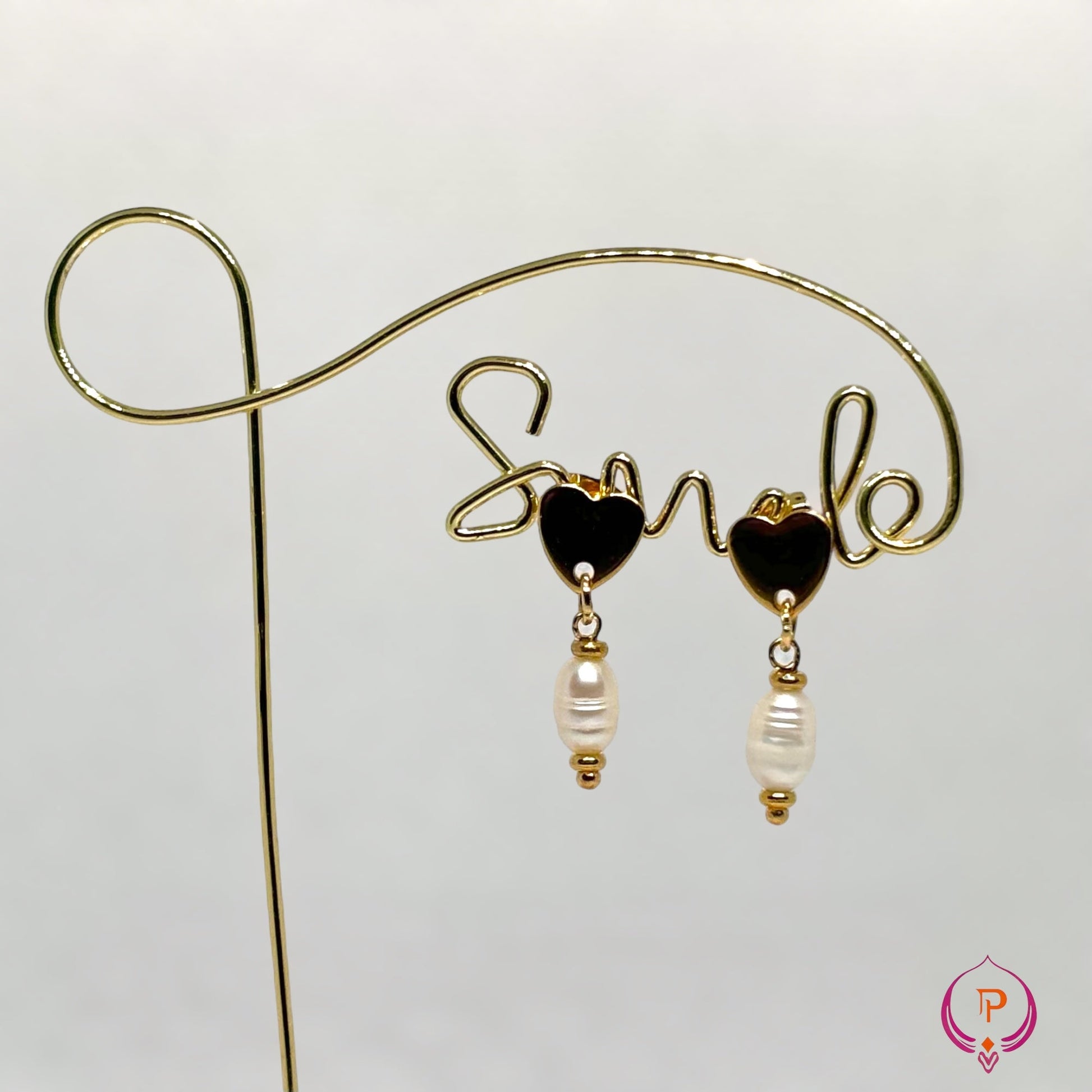 Boucles d’oreilles « EVA » - Perle - i - Poupette